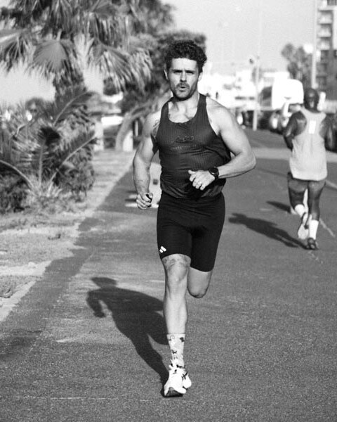 Quintin de Jongh, founder of Aerias, on a Cape Town run